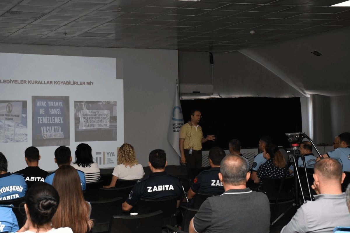 Büyükşehir Zabıta Personeline Hizmet İçi Eğitim Desteği